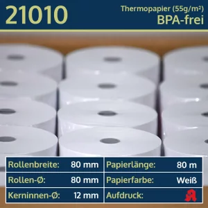 40 Apothekenrollen 80 80 12 | BPA-frei