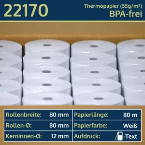 40 Tankstellenrollen 80 80 12 | BPA-frei