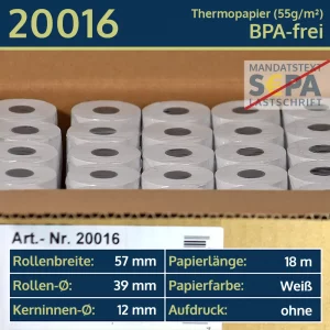 50 EC-Rollen 57 39 12 blanko | BPA-frei