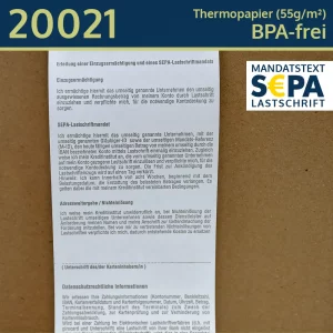 EC-Rollen 57 35 12 - SEPA-Text