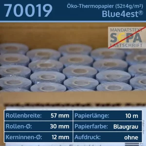 50 EC-Rollen 57 30 12 blanko | Blue4est Ökorollen
