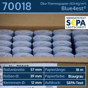 50 EC-Rollen 57 39 12 mit SEPA-Text | Blue4est Ökorollen