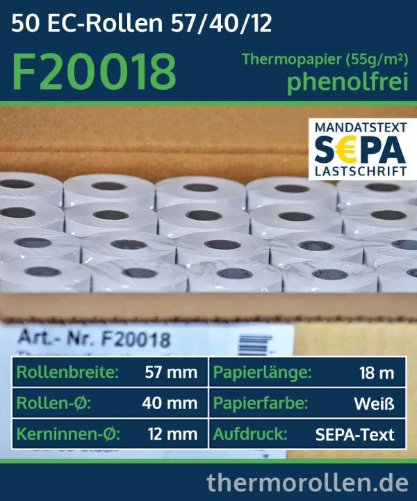 50 EC-Rollen 57 40 12 mit SEPA-Text | phenolfrei