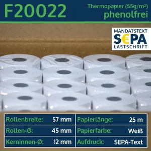 50 EC-Rollen 57 45 12 mit SEPA-Text | phenolfrei