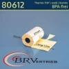 Endlos-Thermoetiketten 57mm x 5,5m | weiß | blanko | permanent | Thermo-TOP