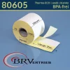 Endlos-Thermoetiketten 58mm x 25m | weiß | blanko | permanent | Thermo-ECO