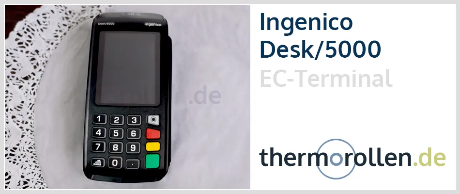 Thermorollen für das EC-Terminal Ingenico Desk/5000