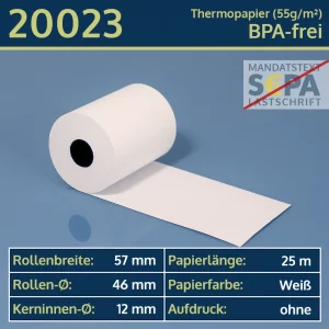 EC-Thermorollen 57 46 12 blanko | BPA-frei