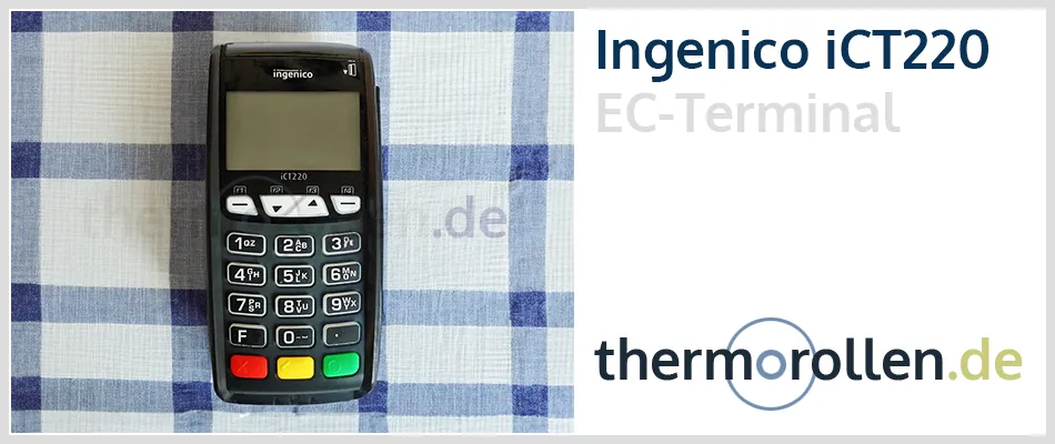 Thermorollen für das EC-Gerät Ingenico iCT220