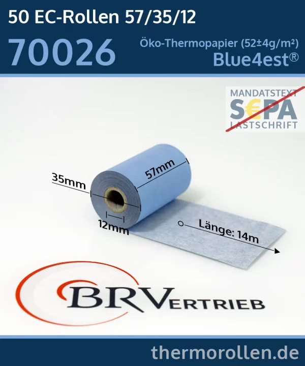 EC-Rollen 57 35 12 blanko | Blue4est Ökorollen