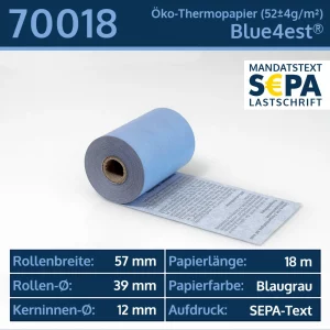 EC-Thermorollen 57 39 12 mit SEPA-Text | Blue4est Ökorollen