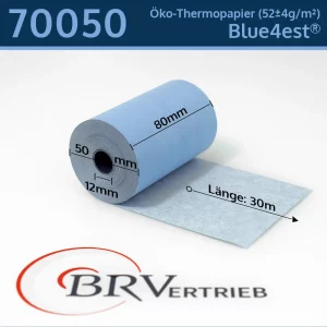 Thermo-Bonrollen 80 50 12 blanko | Blue4est Bio-Thermorollen