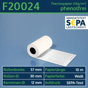 EC-Thermorollen 57 30 12 mit SEPA-Text | phenolfrei