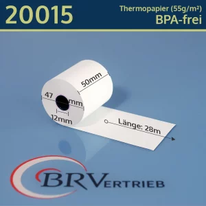 Thermorollen 50 47 12 blanko | BPA-frei