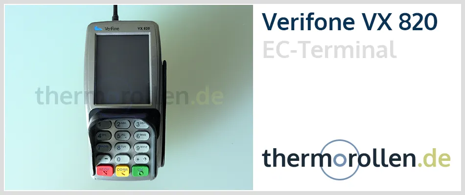Verifone VX 820 EC-Thermorollen | EC-Bonrollen